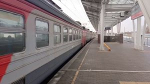 ЭД4М-0369 - Отправление с платформы Новая Лахта