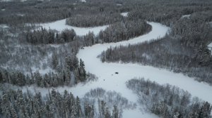 Зимняя рыбалка на реке Етыпур.