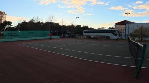 Большой теннис на корте ЦСКА в Геленджике 20.12.2025