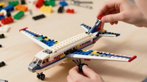 Сборка лего самолёта