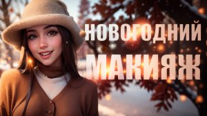 НОВОГОДНИЙ БАЗОВЫЙ МАКИЯЖ