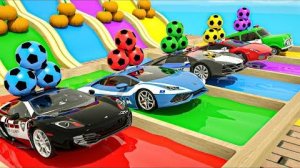 Новая версия - Малышка Акула + песня "Колеса в автобусе" - колеса в форме футбольного мяча