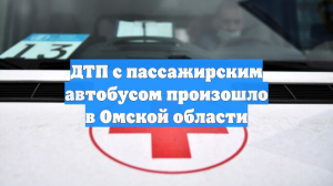 ДТП с пассажирским автобусом произошло в Омской области