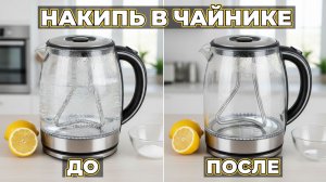 Удаление накипи и известкового налета в электрическом чайнике | Эффективный метод