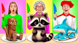 КУЛИНАРНЫЙ ЧЕЛЛЕНДЖ Я ПРОТИВ БАБУШКИ И ШЕФА. СМОТРИМ С ЕНОТОМ СЁМОЙ