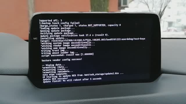 Обновление ОС Андроид и MCU магнитолы на процессоре Rockchip