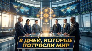 💥 Тихая революция за 8 дней: как БРИКС наносит удар по гегемонии доллара