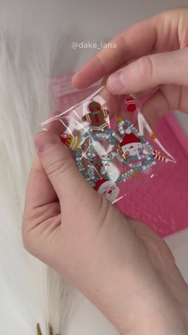 Новогодняя упаковка украшений из бисера ручной работы смотреть онлайн