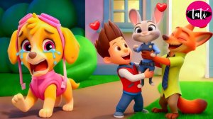 Щенячий патруль и Маршалл. Залипательное видео. Мультфильм для детей и малышей. Анимация