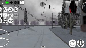 Micro-Trolleybus Simulator. Старый город. Поездка по маршруту №2