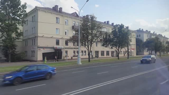 Минск из окна автобуса #belarus #minsk #минск #беларусь #travelvlog #travel