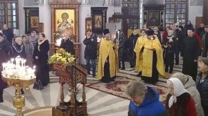 20.12.2025 Всенощное бдение. Суббота. Седмица 28-я по Пятидесятнице.