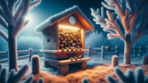 Пчелиный клуб зимой: Зависит ли его тепло от мороза за стенкой улья?