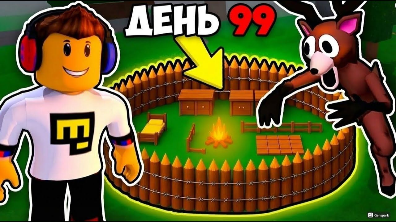 Я ЗАТРОЛЛИЛ ДРУГА в ИГРЕ 99 НОЧЕЙ В ЛЕСУ в МАЙНКРАФТ РОБЛОКС ВИДЕО ТРОЛЛИНГ MINECRAFT Евгенбро смотреть онлайн