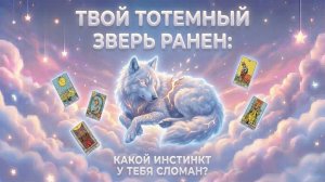 Твой Тотемный Зверь ранен: Какой инстинкт у тебя сломан? (Вариант 1)💕 Таро сегодня! 🧿 Расклад таро