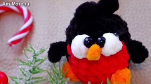 Амигуруми: схема Снегирь Пушистик | Игрушки вязаные крючком