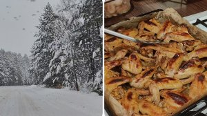 Наш вкусный ужин. Бутерброды. За водой. Что прикупили.Общение.