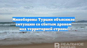 Минобороны Турции объяснило ситуацию со сбитым дроном над территорией страны