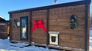 Баня из бруса сибирского кедра 6*2,4м