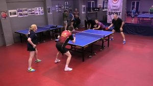 Фильчев/Фильчева (1657) - Попков/Лушникова (782) 14.12 Парный турнир по настольному теннису СПб