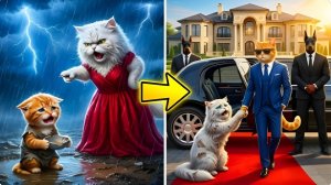 Злая леди Фуриоса выбросила бедного котенка Лео под дождь. Но он вернулся чтобы отомстить