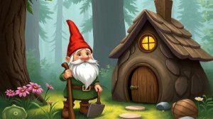 В чаще леса под кустом