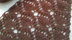 МК Узор для шали крючком