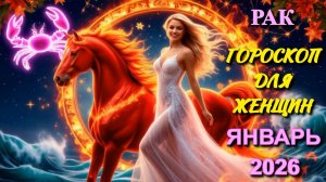 Рак. Гороскоп для женщин на январь 2026 года.