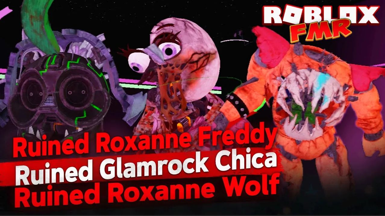 RUINED GLAMROCK CHICA 👀 Обзор секретного аниматроника в Roblox FMR