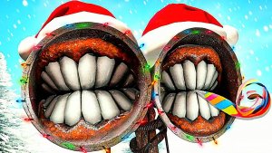 📢 СИРЕНОГОЛОВЫЙ 📢 - ПОХИТИТЕЛЬ РОЖДЕСТВА 2 ЧАСТЬ. SIREN HEAD ОБЗОР ИГРЫ.