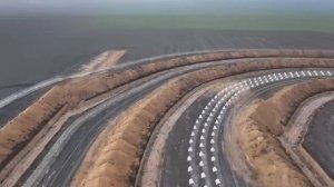 Оборонительная линия ВСУ в Запорожской обл.