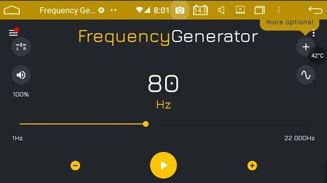 Freguency Generator - генератор звуковых частот