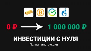 Как Создать Капитал в 1 000 000 рублей с Помощью Инвестиций? | Как Начать Инвестировать с Нуля?