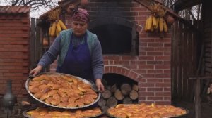 Kənd Həyatı. Пироги ореховые.