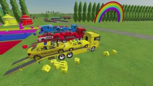 МУЛЬТИКИ ПРО МАШИНКИ: путешествие полицейской машины по городу.