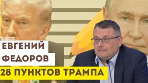 Евгений Федоров: 28 пунктов Трампа