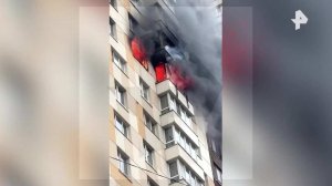Пожар произошел в многоэтажке на востоке Москвы
