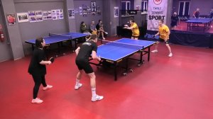 Минин/Шамахова (1253) - Казачек/Нельсон (1245) 14.12 Парный турнир по настольному теннису СПб