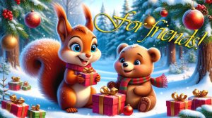 Медвежонок и Бельчонок: "Подарки друзьям"