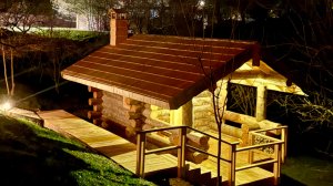 Первый пар баня по-черному. Получилось?