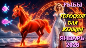 Рыбы. Гороскоп для женщин на январь 2026 года.