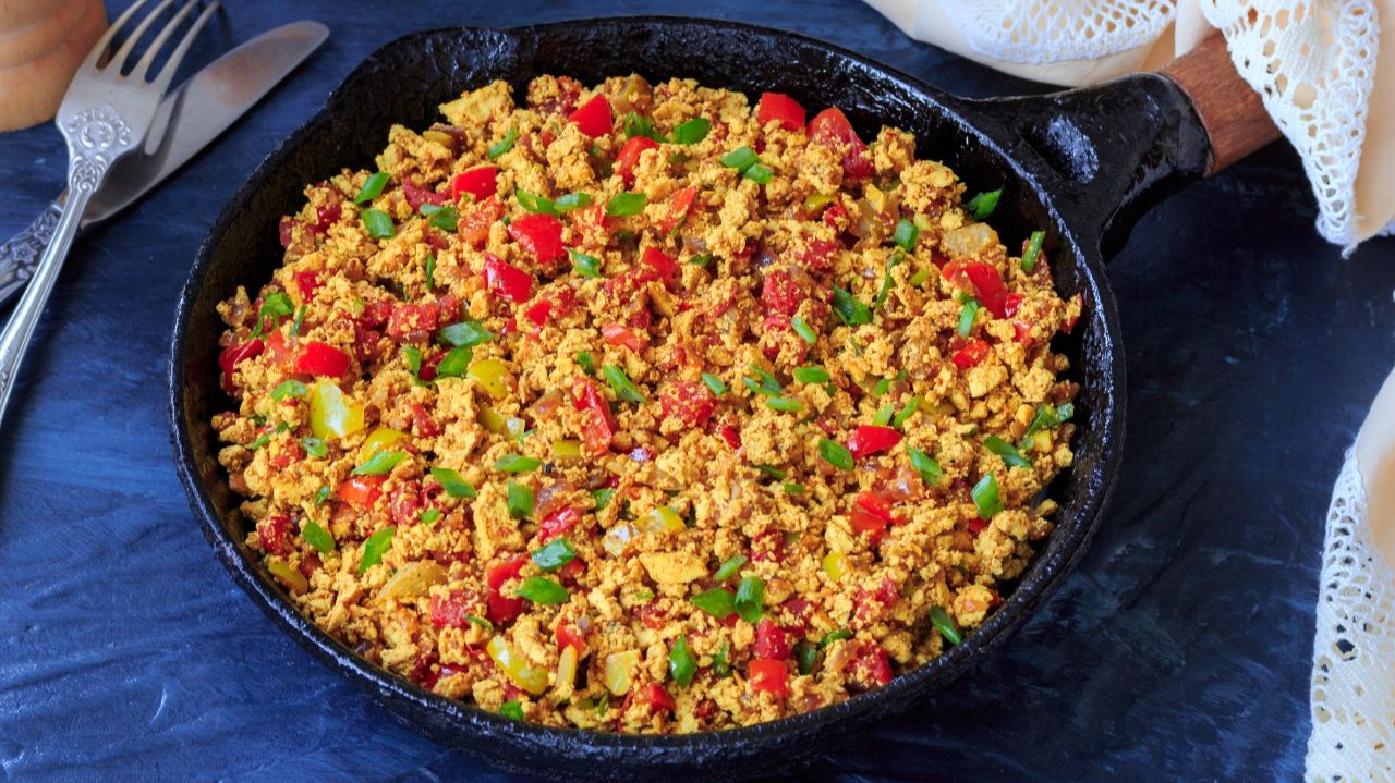 Правильный ПОСТНЫЙ завтрак, готовим ОМЛЕТ ИЗ ТОФУ смотреть онлайн