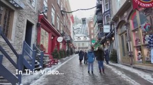 ✨ Рождественская прогулка по Старому Квебеку ✨, Королевская площадь ✨ и Фэрмонт-Фронтенак ✨✨✨