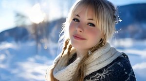 Я люблю, когда хлопьями падает снег