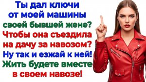 Раз ты дал МОЮ машину бывшей! Я подарю ТЕБЕ  место в куче навоза! | Жизненные Истории