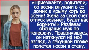 Жена за свой счет отпуск возьмет, будет вас кормить! | ИСТОРИИ ИЗ ЖИЗНИ | АУДИО РАССКАЗЫ