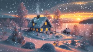 НЕВЕРОЯТНО КРАСИВАЯ УСПОКАИВАЮЩАЯ МУЗЫКА ДЛЯ СНА 🎵 ЗИМНЯЯ РАССЛАБЛЯЮЩАЯ МУЗЫКА ДЛЯ ДУШИ НА ЗАКАТЕ