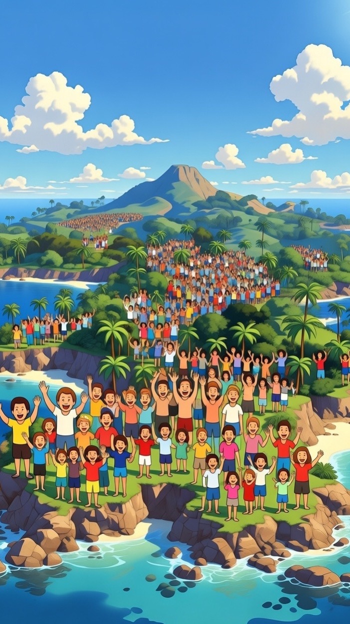 Самый густонаселенный остров в мире