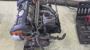 Установка контрактного двигателя от volkswagen на skoda octavia. Нюансы сборки и установки.