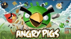 Angry birds: злые птички🐦 атакуют плохих свинок 🐷